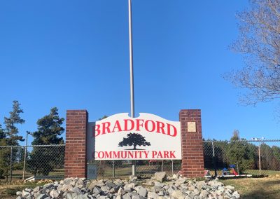 Bradford Community Park Sign